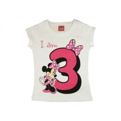 Disney Minnie szülinapos póló 3 éves