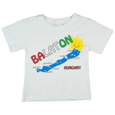  Baba, gyerek feliratos "Balaton" rövid ujjú póló