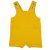 Kantáros baba napozó pamut krepp anyagból sárga színben