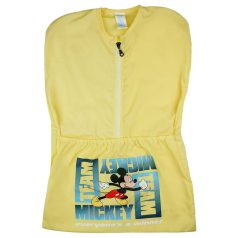 Vállfás oviszsák Mickey egér mintával sárga színben