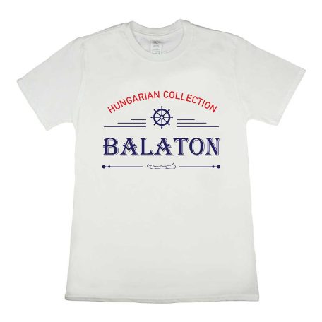 Rövid ujjú gyerek póló Balatonos mintával