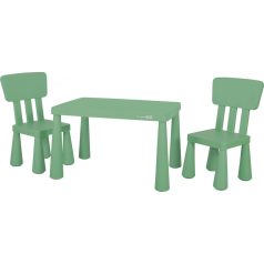 FreeON műanyag asztal 2 db Janus székkel