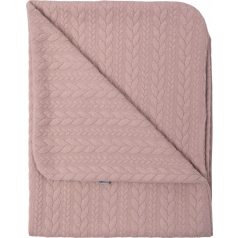 Bubaba kötött hatású takaró 70x90 cm - Pink