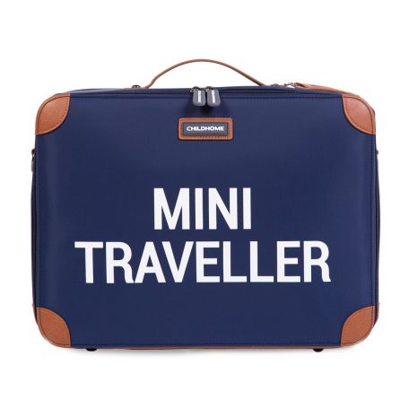 “Mini Traveller” Utazótáska – Sötétkék/Fehér